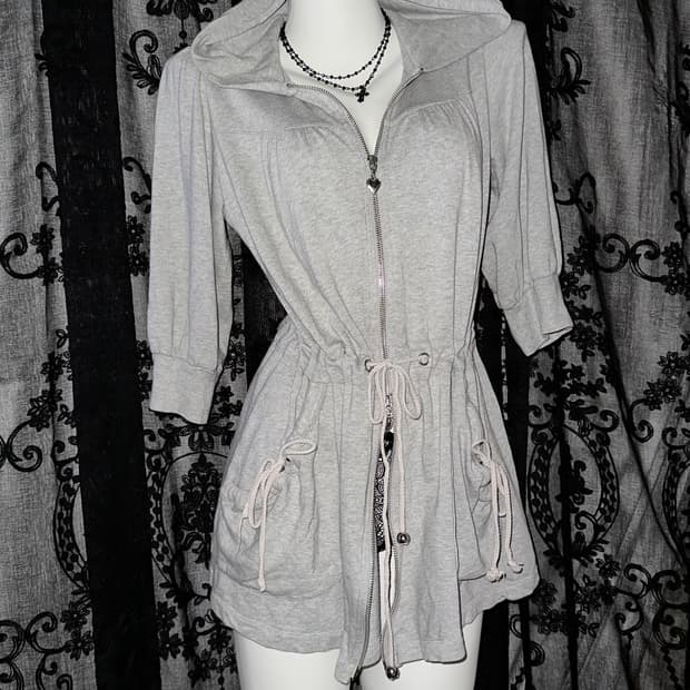 Grey to-Way Lovely Zip-Up