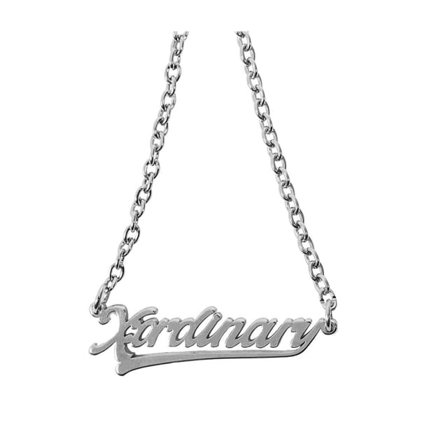  X:ORDINARY 로고 목걸이 , 엑스오디너리로고목걸이
