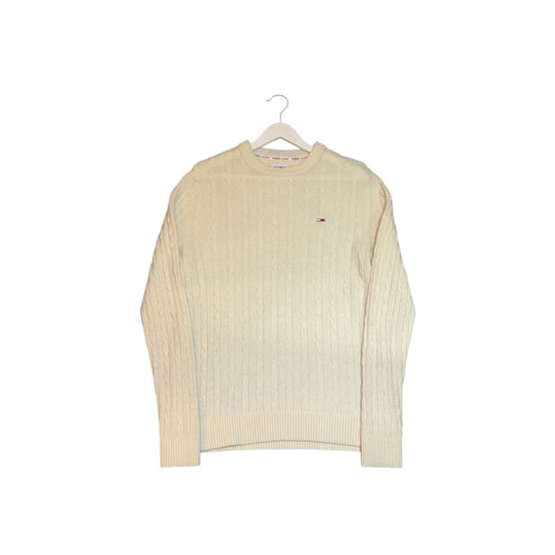 타미힐피거 꽈배기 니트 스웨터 S