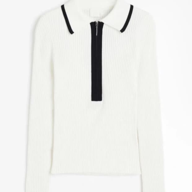 H&m 골지 카라 니트