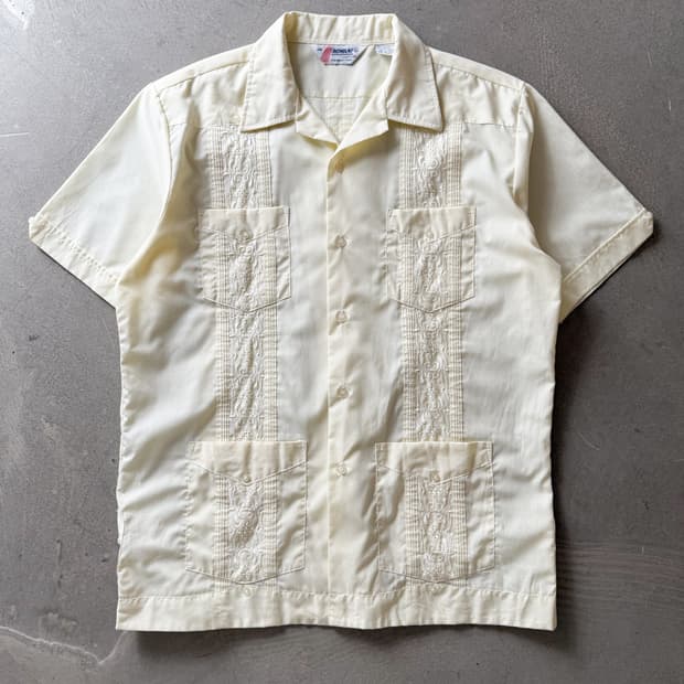 Romani Embroidered Guayabera Shirt