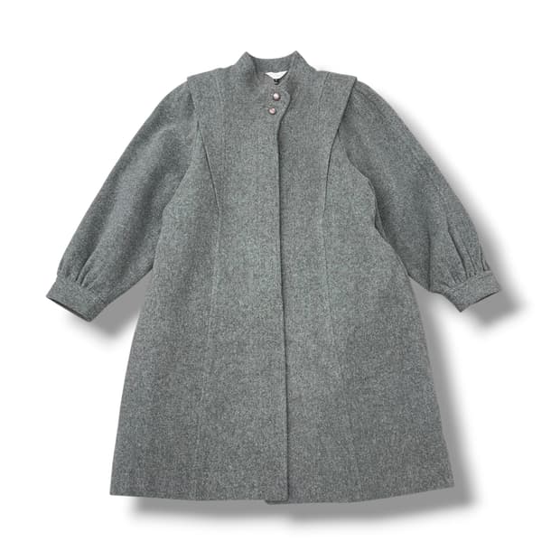 JPN 램스울 그레이 하프코트