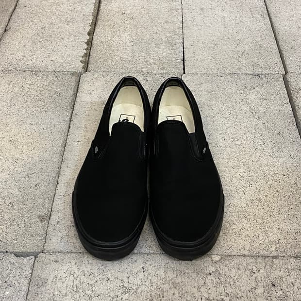 반스 슬립온 올 블랙
