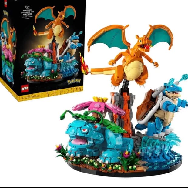 포켓몬 레고 스타팅 삼대장 72153 본품