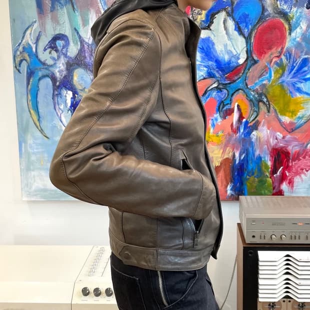 솔리드 옴므 가죽자켓