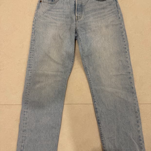 리바이스 501 연청 스트레이트 핏 데님