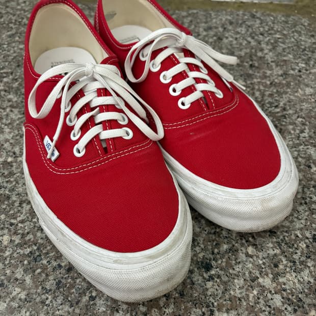 반스 볼트 OG 어센틱 LX 레드 290