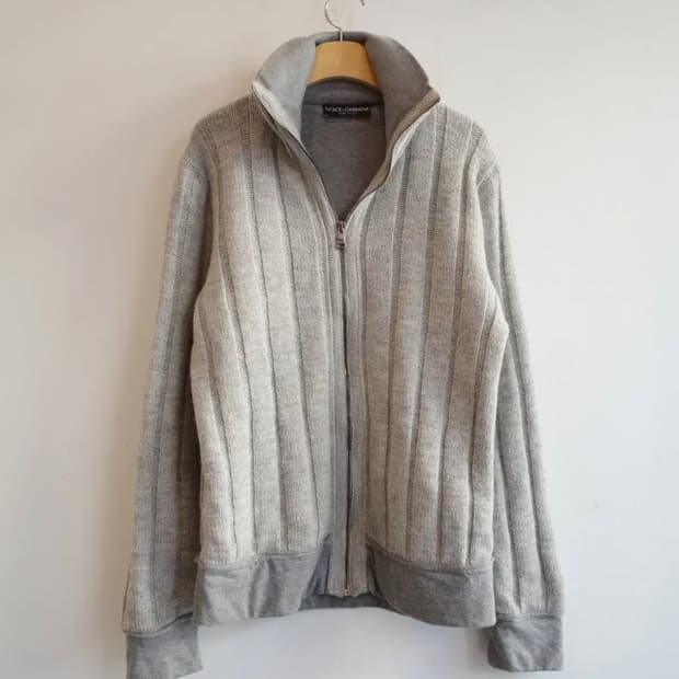 돌체앤가바나 울 니트집업