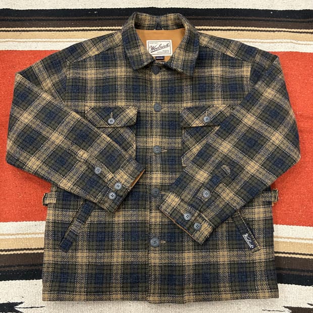 울리치 체크 헌팅자켓