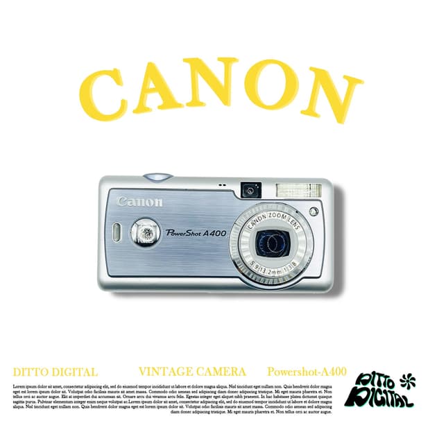 Canon Powershot-A400디카