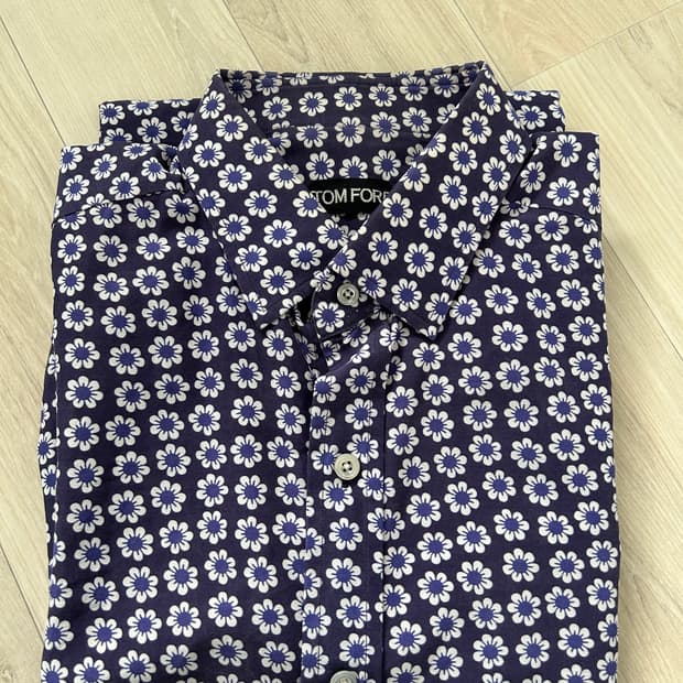 톰포드 플라워 셔츠