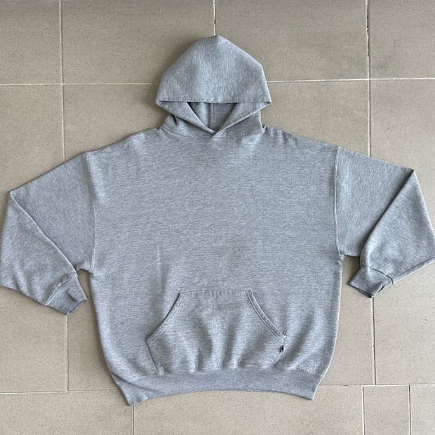 90s 빈티지 러셀 후드 그레이 XXL