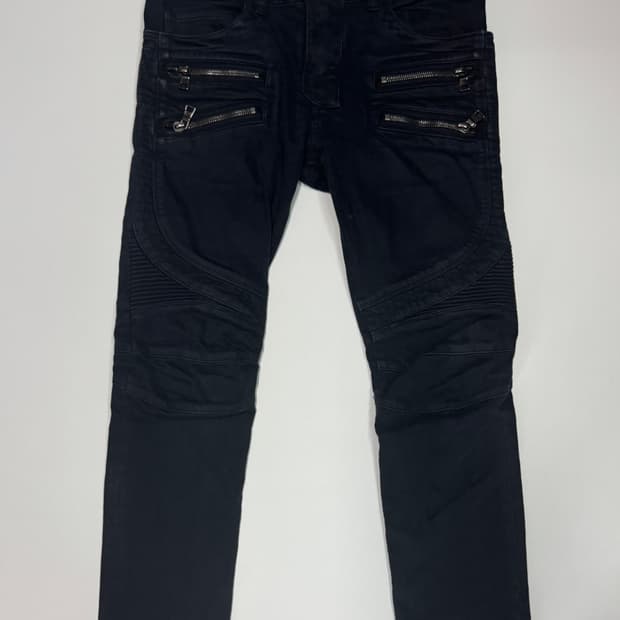 구형 발망 BALMAIN 블랙 바이커진