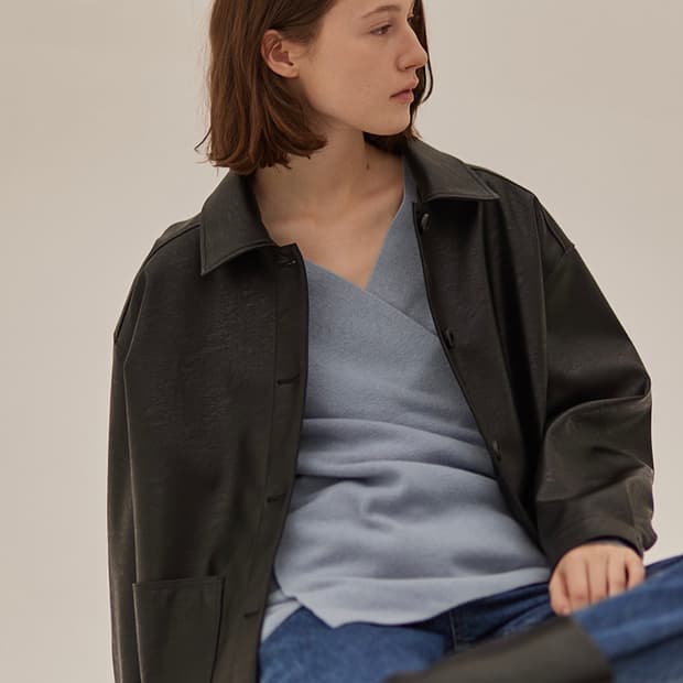 새상품) 망고매니플리즈 레더 자켓 / 정가: 28.9만