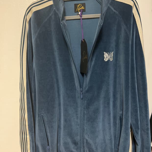 니들스 벨루어트랙자켓 밸루어마린