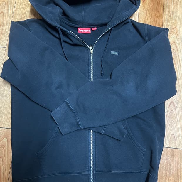 슈프림 스몰박스로고 후드집업 M