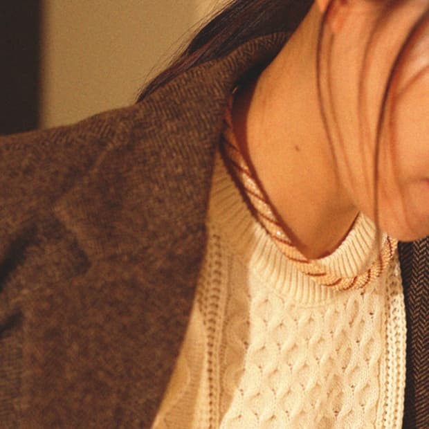 sousa 비즈 목걸이_gold