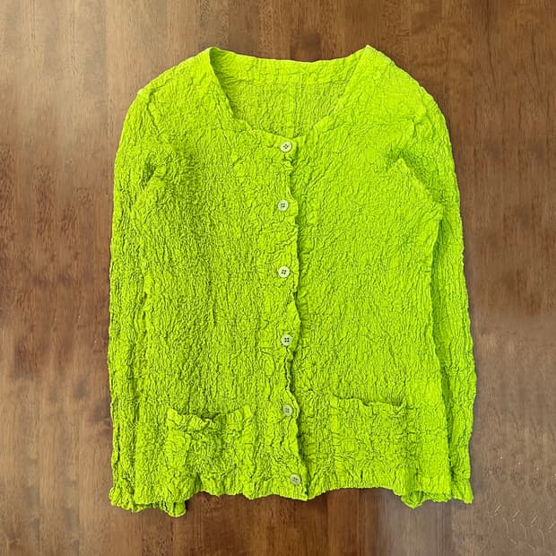 이세이 미야케 링클 가디건