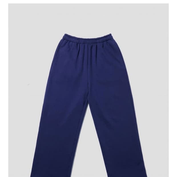 Shop attends 샵어텐즈 Navy Basic Sweat pants