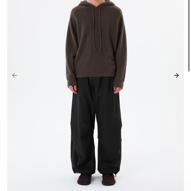 구매m)아모멘토 Drawstring Wide Fatigue Pants