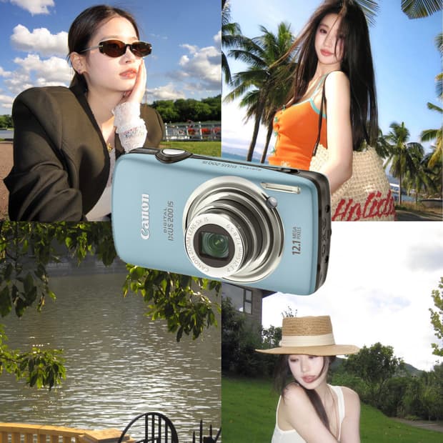 인기!) Canon ixus digital 200 is 빈티지디카 블루