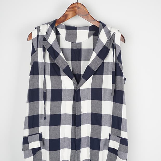 Y'S by YOHJI YAMAMOTO sleeveless hoodie
