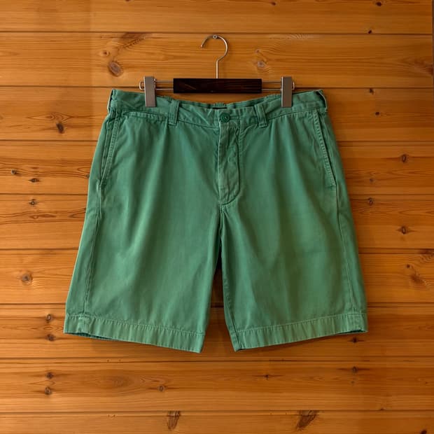 [34] 90-00s J.CREW green cotton shorts