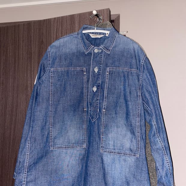 bape ss10 marine shirt dark indigo