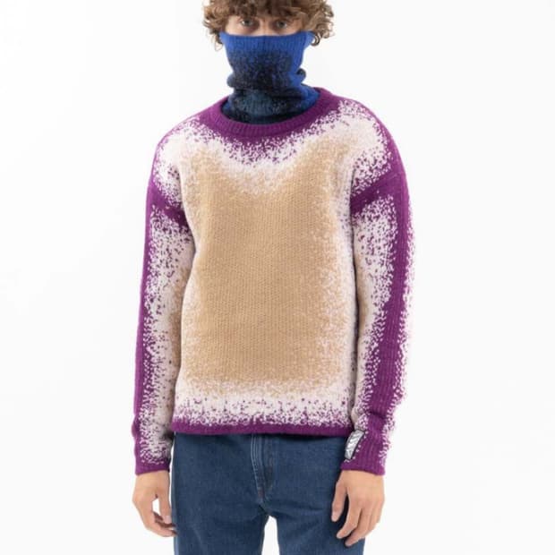 와이프로젝트 그라데이션 니트 유니섹스 M