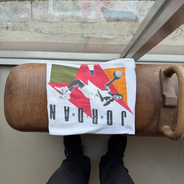 90s 나이키 조던 하프 티셔츠