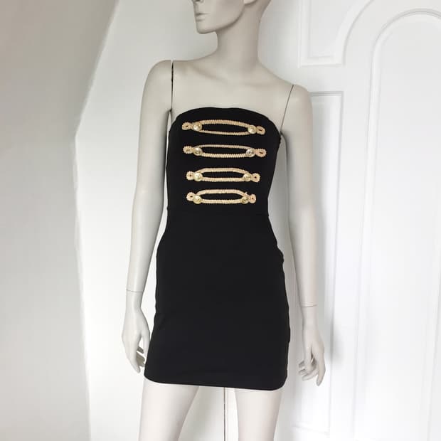 Rare Japan Napoleon-Inspired Tube Dress