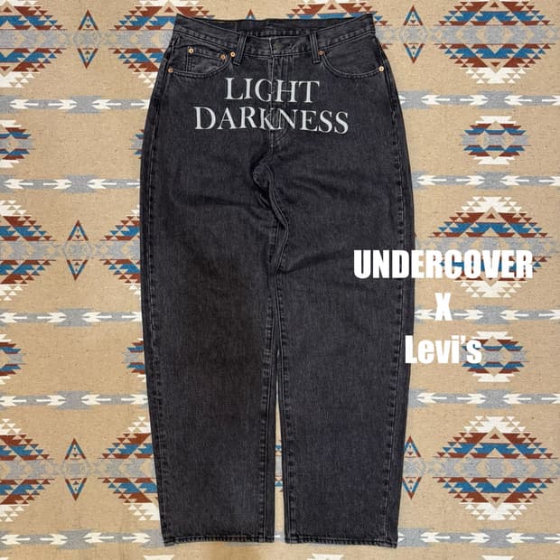 [30] 언더커버 x 리바이스 UC1E9502 팬츠 블랙