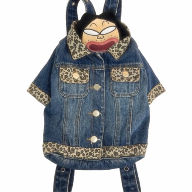 호피 데님 셔츠 모양 백팩 🎒