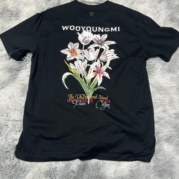 24ss 우영미 플라워 반팔 50