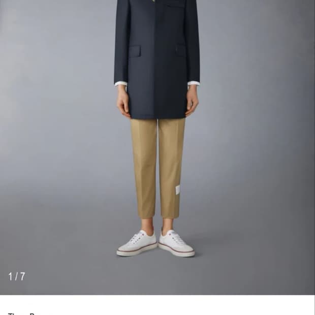톰브라운 체스터필드 오버코트 네이비 3사이즈