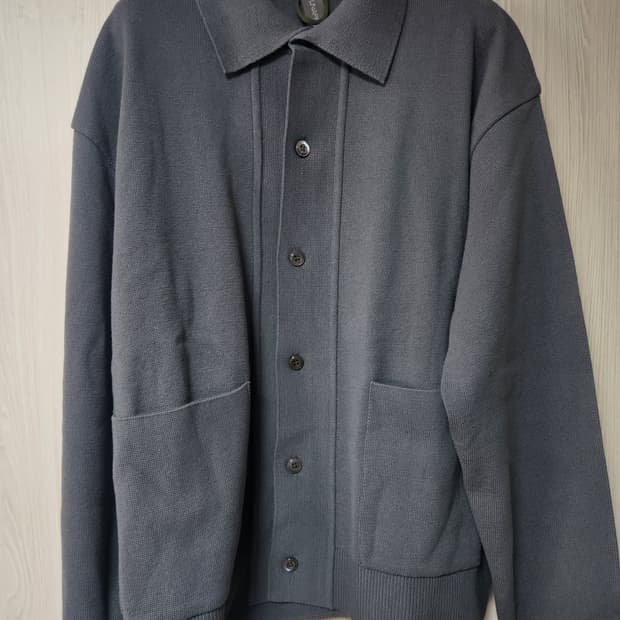 언어펙티드 니트 가디건 차콜 M