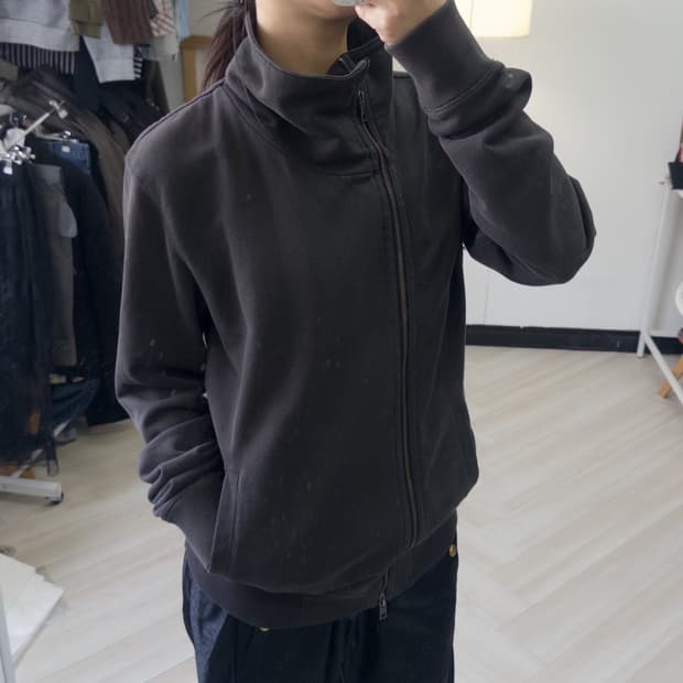[ALLSAINTS] high neck zip-up jacket