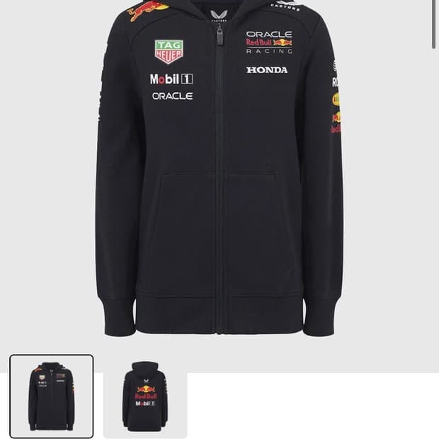 F1 레드불 후드집업 164size