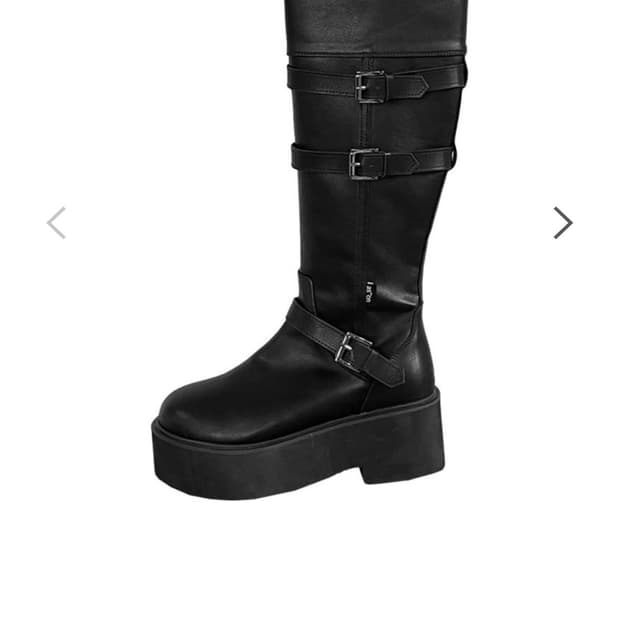 (구해요) 마야부츠 롱 블랙 230