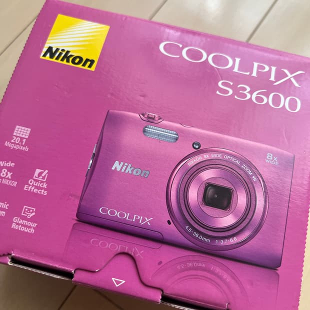 에스파 윈터 디카 // 니콘 쿨픽스 s3600 초민트급 풀박스