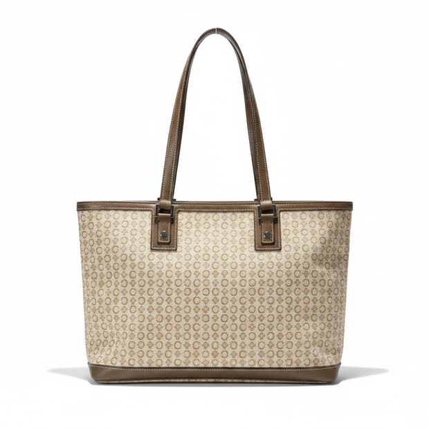 셀린느 마카담 토트백 베이지/브라운