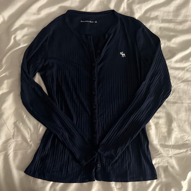 Abercrombie 아베크롬비 롱슬리브 골지 가디건 xs 