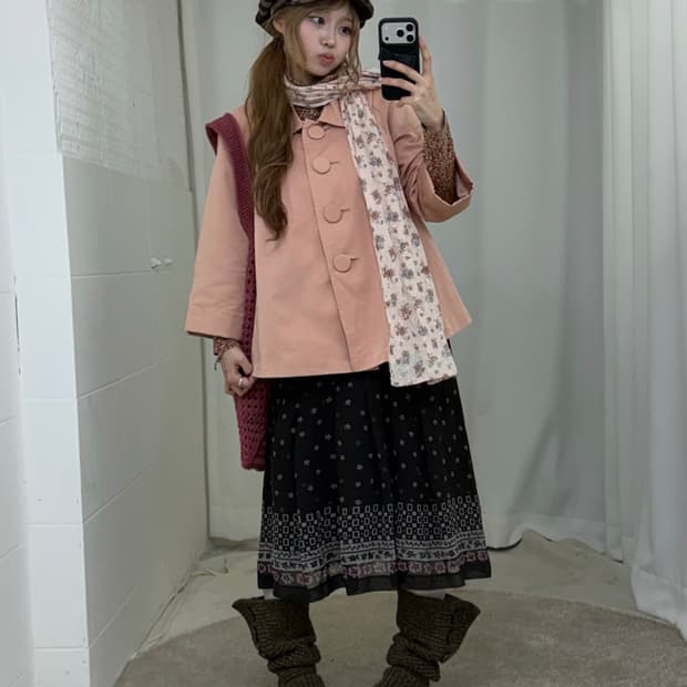 딸기 초코 니혼진 하구미 모리걸 코디세트