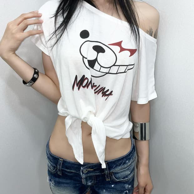 CECIL McBEE x Danganronpa Tie T-shirt