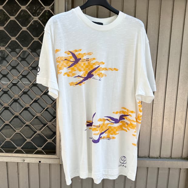 Hanada Sunka x uniqlo 빈티지 프린팅 티