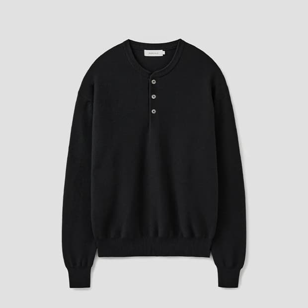 유니온블루 헨리넥 니트 M