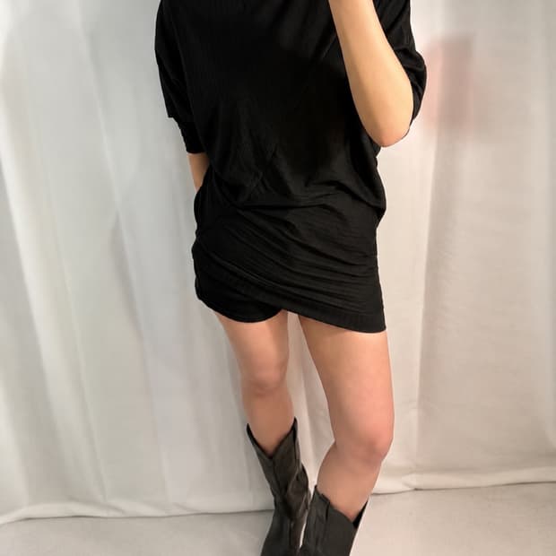 Draped Asymmetrical Tunic
