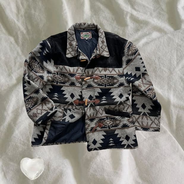 JPN . 90's 일본빈티지 나바호 울 자켓