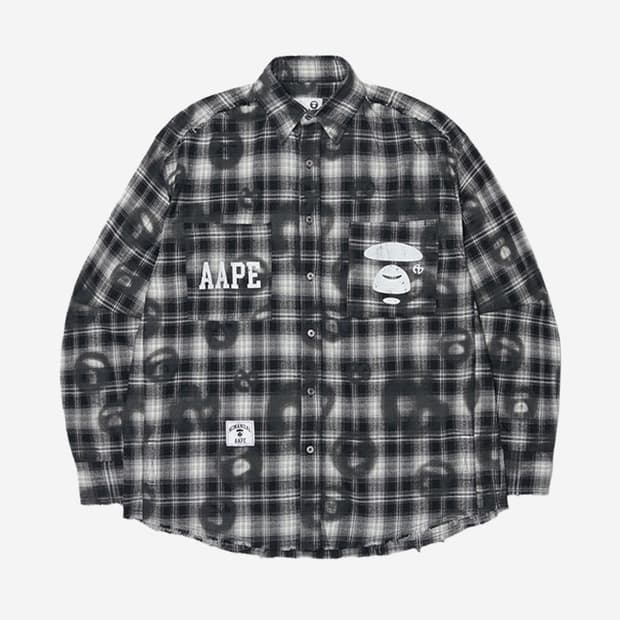 노매뉴얼 에이프 셔츠 L 새상품