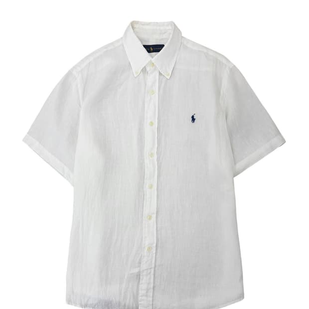 폴로 린넨 반팔 셔츠 (L) 